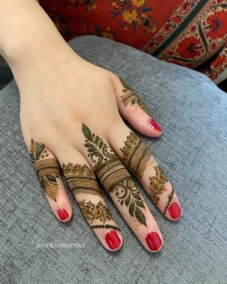 finger henna trends