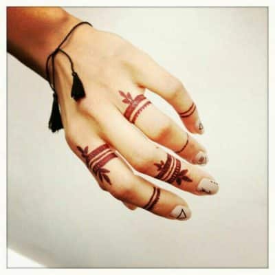 henna designs for fingers