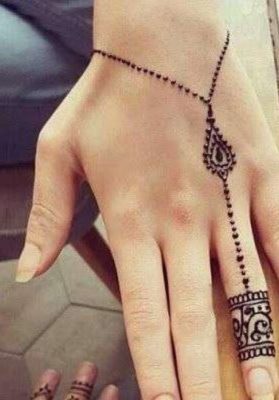 simple henna design 2